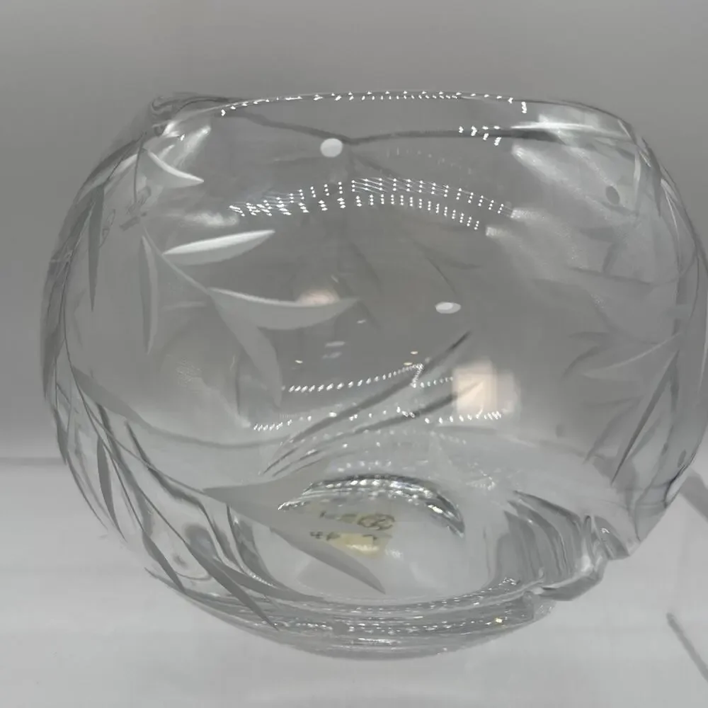 Lenox Opal Innocence Crystal Rose Bowl 8 Inch - Elegant & Timeless